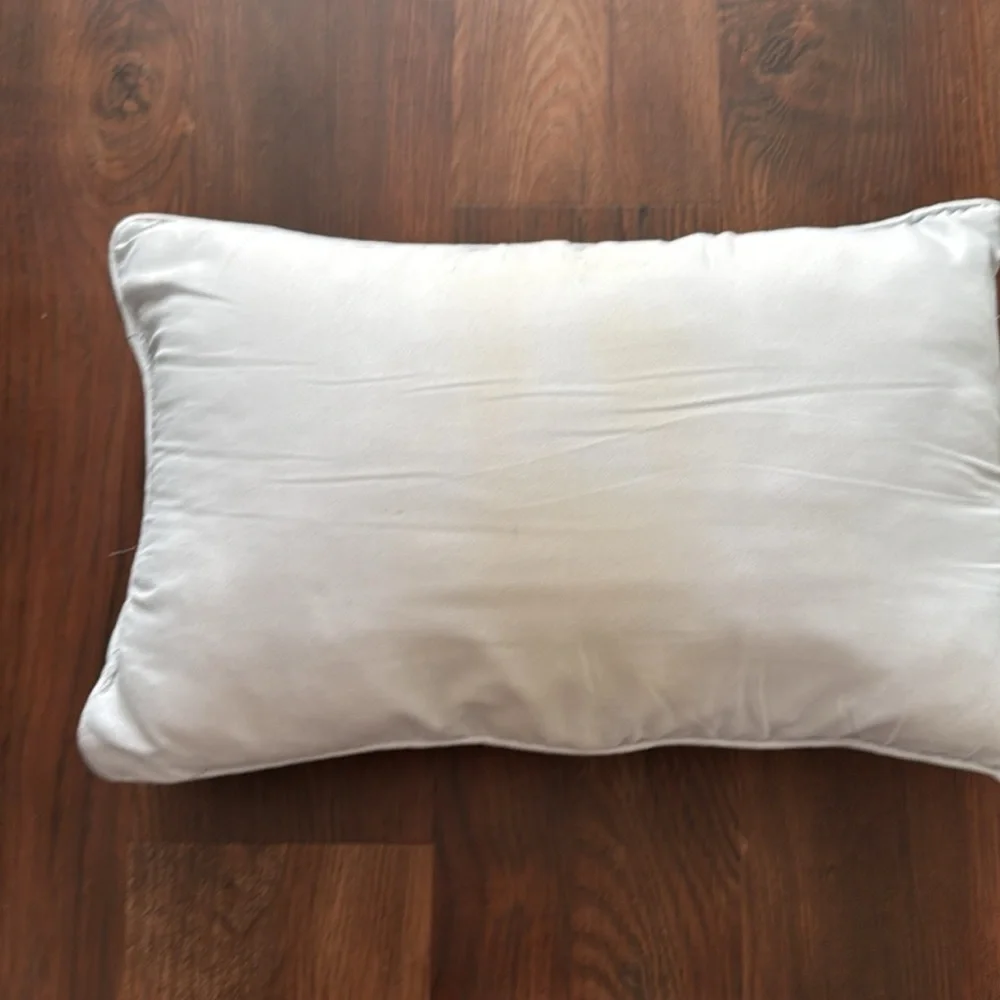 Accent Pillow Size 12 x 18 Color Light Grey Silver